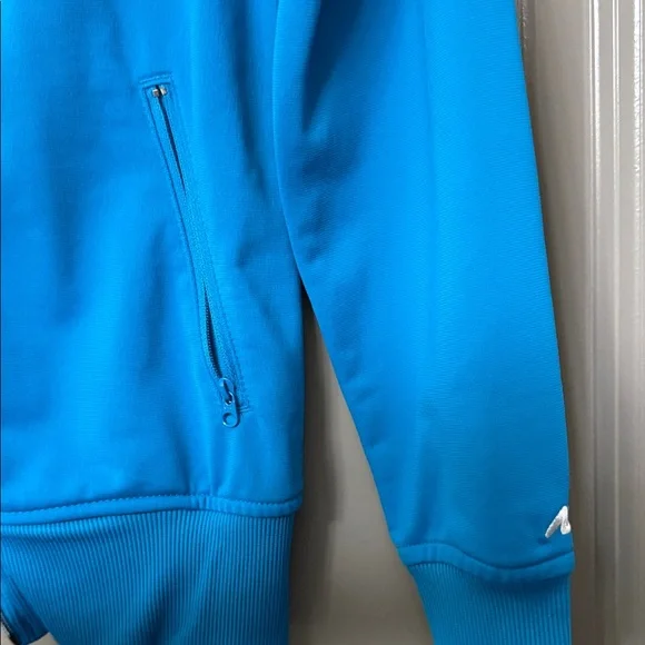 Nike Bright Blue Zip-Front Track Jacket with Black Panels - Picture 4 of 4